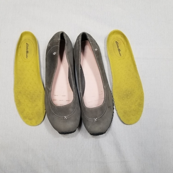 Eddie Bauer | Stine Gray Suede Flats size 9 travex hiking trails outdoor EUC‎ - Picture 8 of 11
